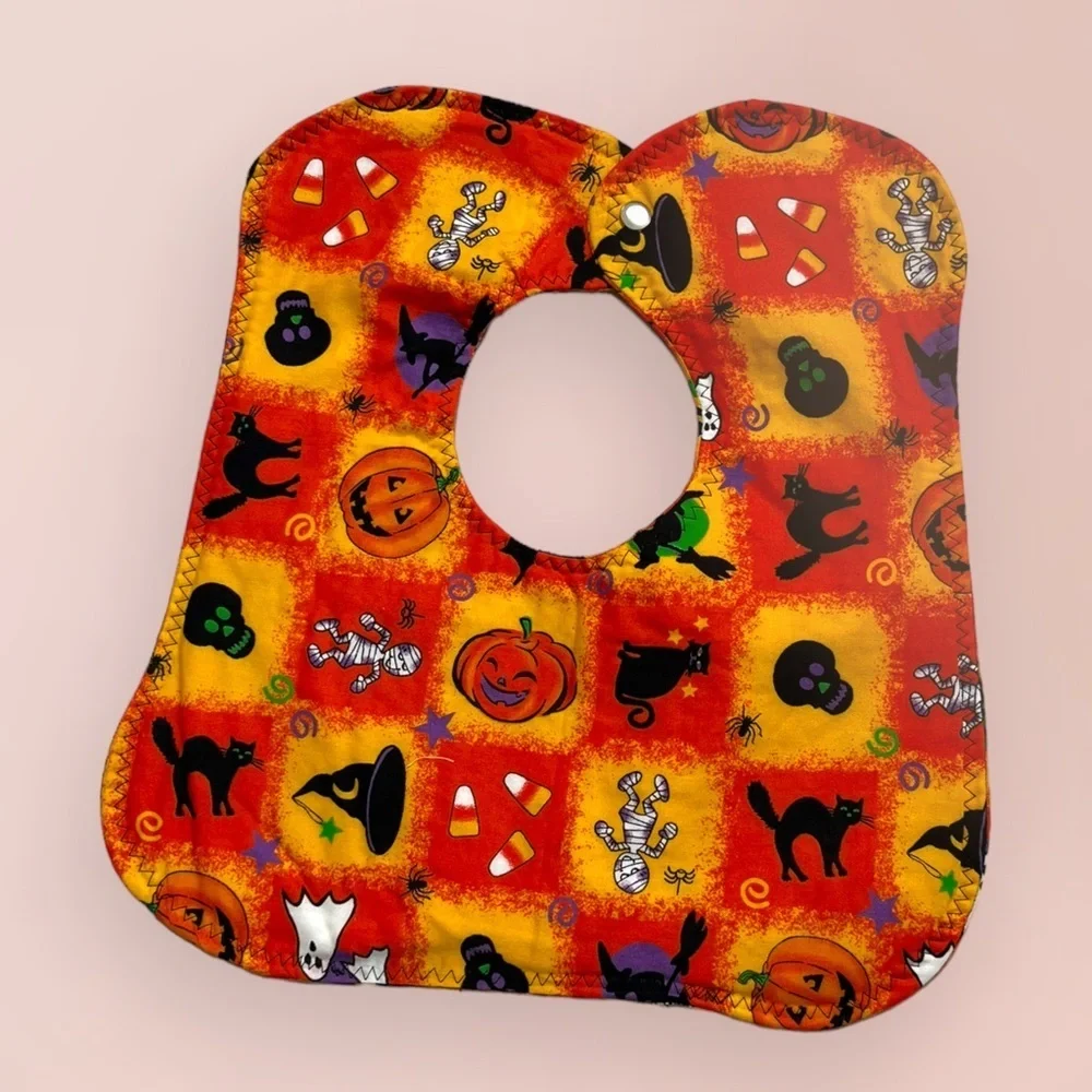 Handmade Halloween Baby Bib 🎃
